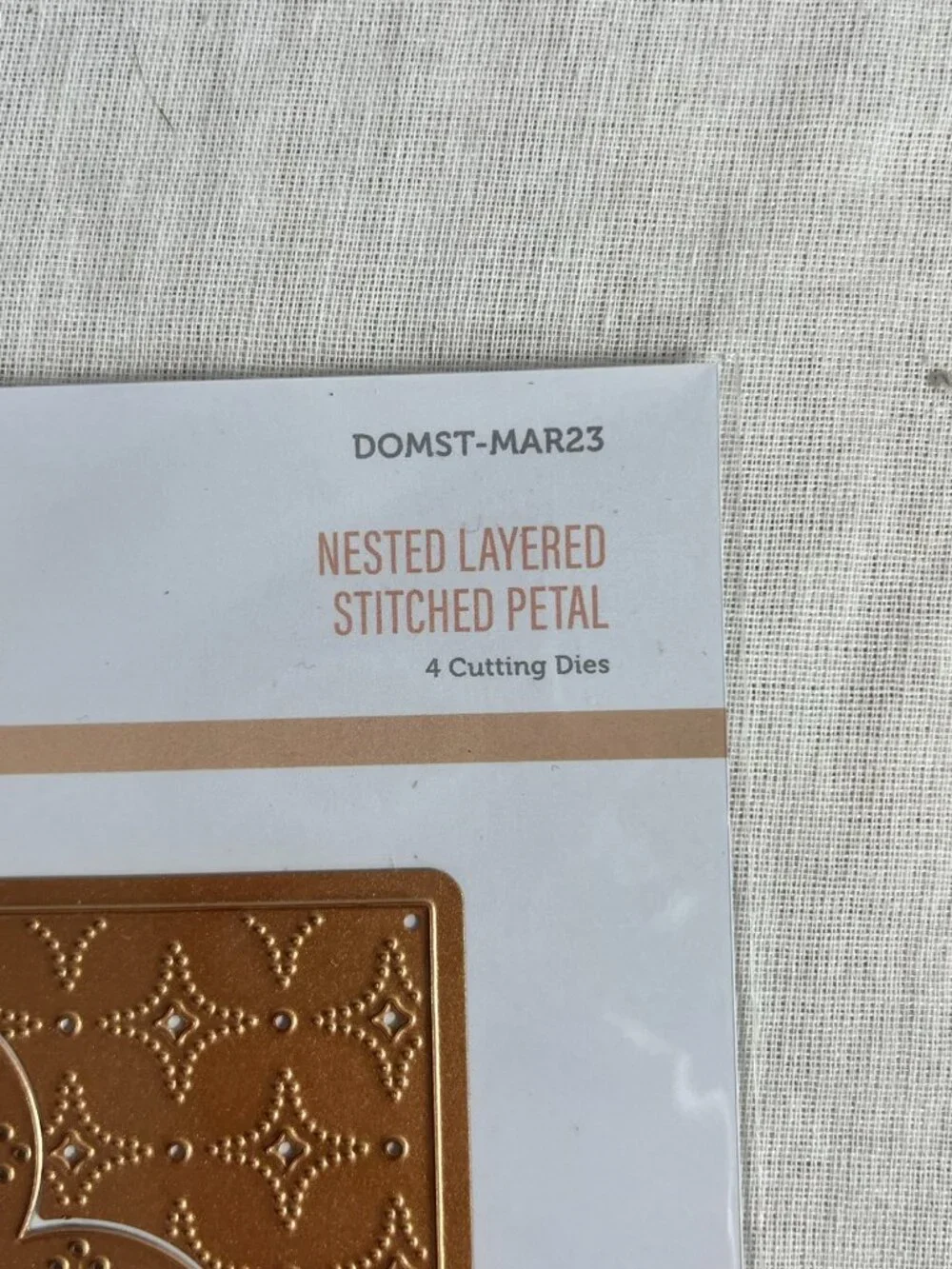 NEW Spellbinders Stitched Dies Nested Layered Stitched Petal March 2023